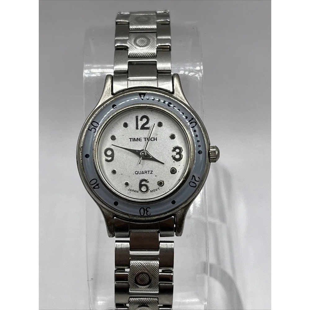 Time Tech Women's Quartz Watch 27mm Case Stainless Steel‎ 6.5